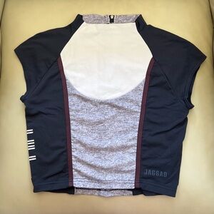 Jaggad Black and Gray Athletic Top